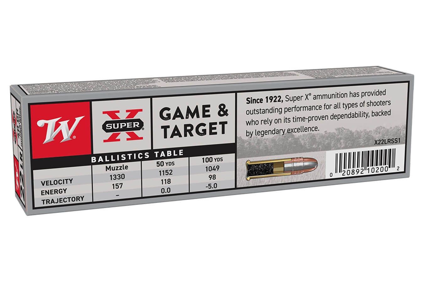 WINCHESTER AMMO 22LR 40gr CPRN Game And Target 100/Box
